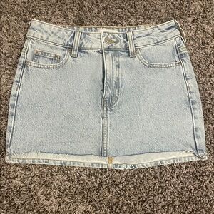 Pacific Sunwear Denim Blue Mini Skirt